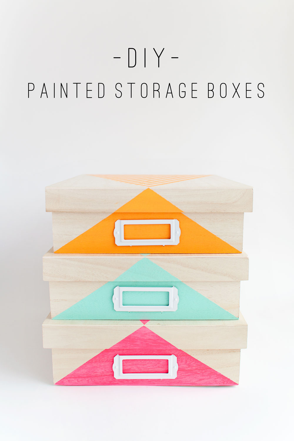 DIY PAINTED STORAGE BOX - Tell Love and Party