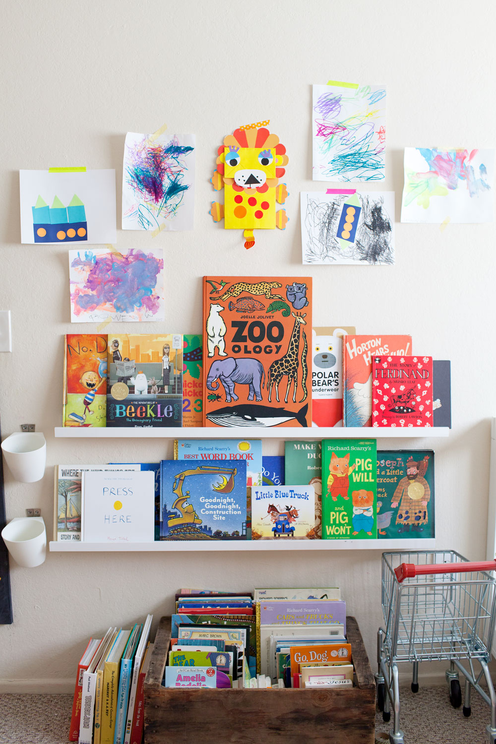 Tell Love and Chocolate- Kids book wall