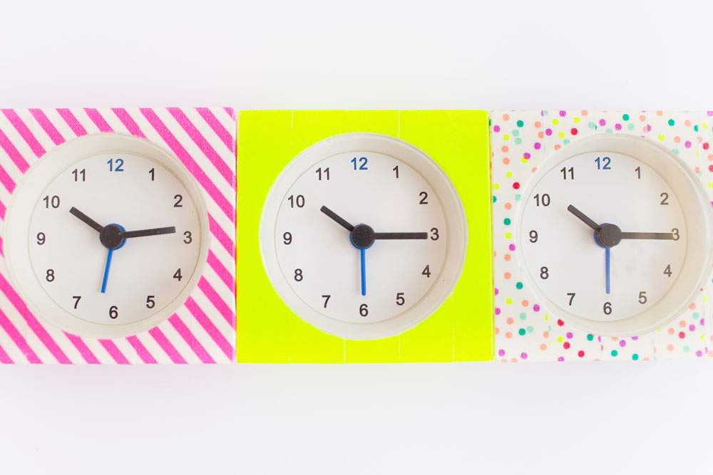These-DIY-washi-tape-clocks-are-so-simple-and-incredibly-cheap-to-make