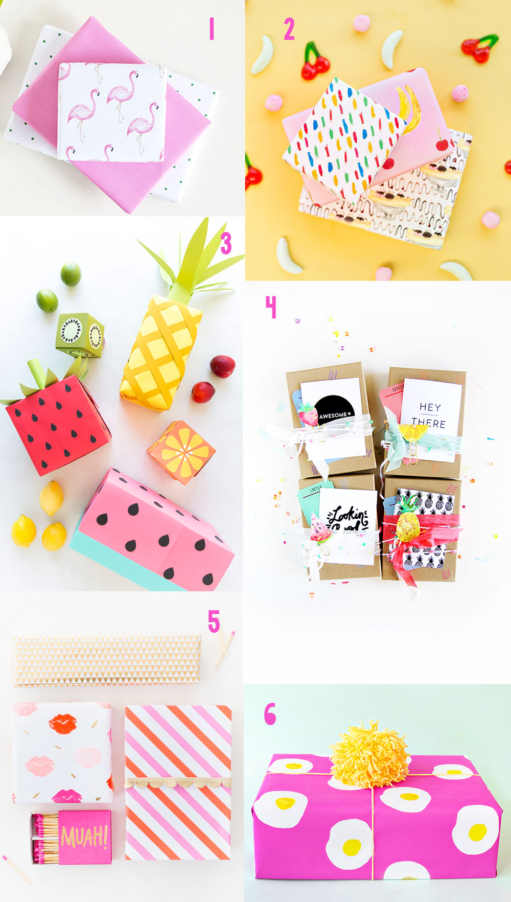 6 FUN GIFT WRAPPING IDEAS - Tell Love and Party