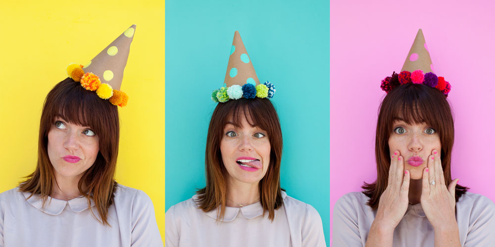 Coloful-party-hat-DIY