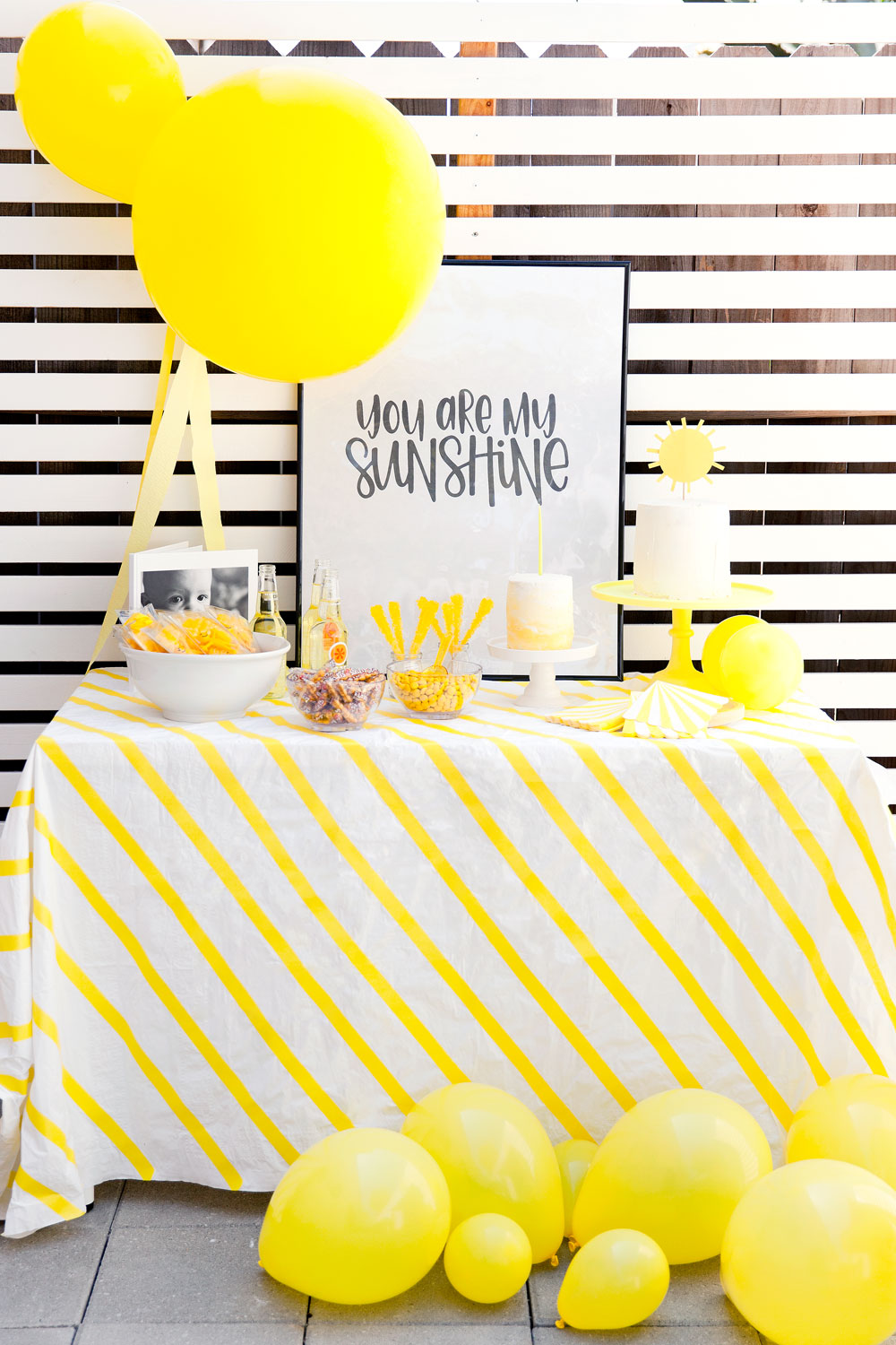 You are My Sunshine Birthday Banner Birthday Party Supplies 2 per Pack 