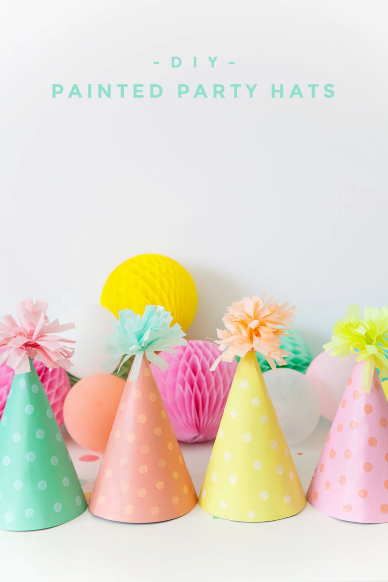 Go-to gifts and DIY party hats from Tell Love and Party