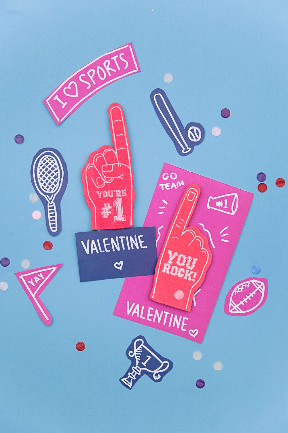 These DIY sporty Valentine's are perfect for that sport loving kid! Make them personal with their favorite team, sport or even logo. 